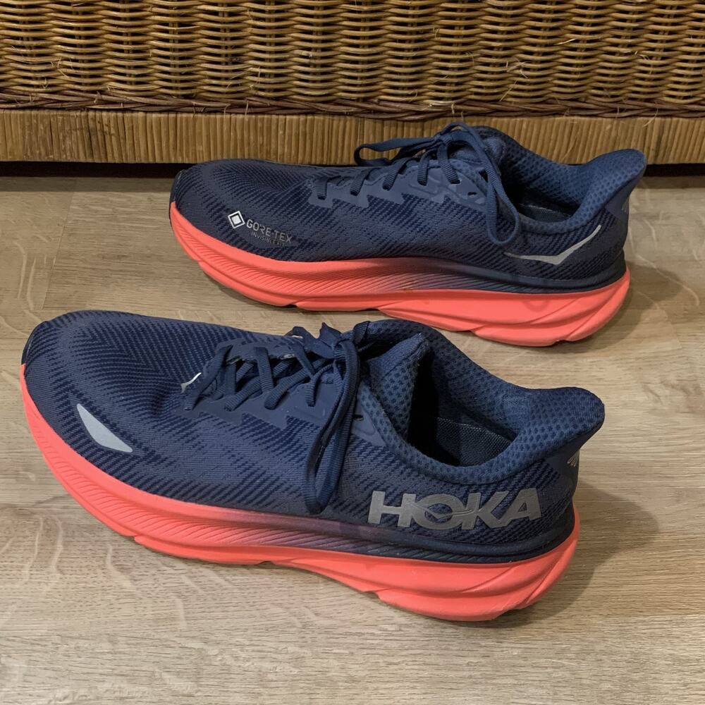 Hoka One One Clifton 9 GTX Women's Size 11 B Sneakers Shoes Running 1141490F-VLD